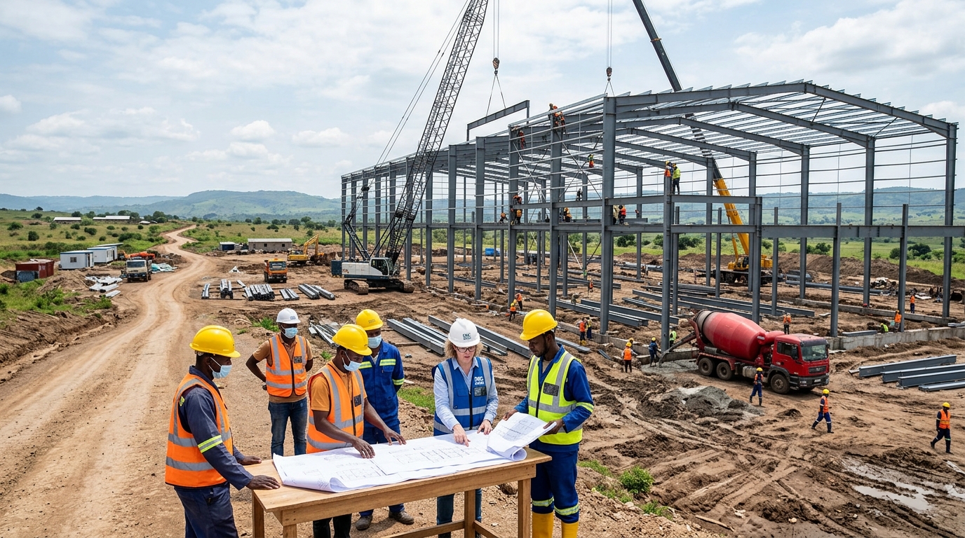 Chantier génie civil